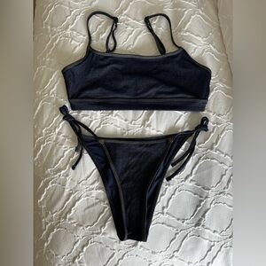 Aerie Scoop / Cheeky Bikini Set, Small bottoms/ Medium top